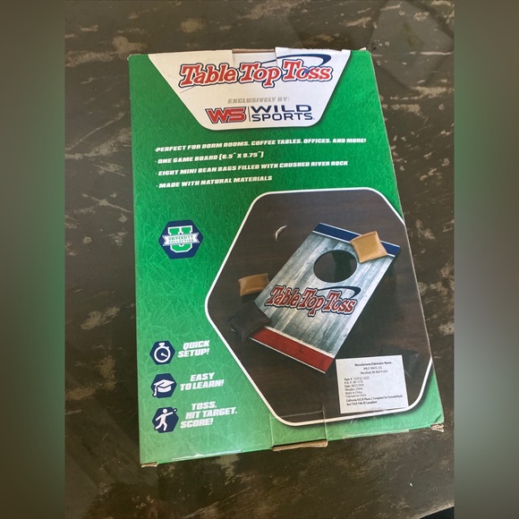 Georgia Bulldogs Wild Sports Table Top Toss Mini Bean Bag Game Tailgating - Picture 3 of 4